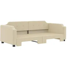 vidaXL Tagesbett 100 x 200 cm Creme