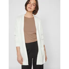 VILA Strickjacke VIDALO L/S KNIT CARDIGAN- NOOS weiß XS