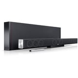 Teufel CINEBAR TRIOS 3.1-Set - Soundbar mit Kabellosem Flach Subwoofer, Aluminium Gehäuse, Dolby Audio, NFC, Bluetooth aptX, HDMI 3D ARC CEC‌ - Titan