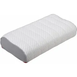 Nackenstützkissen »Fit HS Gel«, Füllung: Hydrux-Schaum, Bezug: Polyester, (1 St.), Höhe selbst regulierbar!, weiß, , 27531015-0