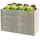 Juwel Timber 4er-Set 130 x 60 x 80 cm grau