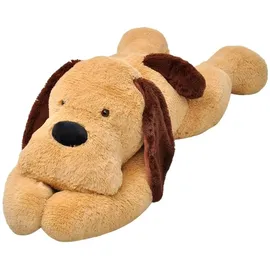 vidaXL Kuscheltier Hund 80 cm Braun