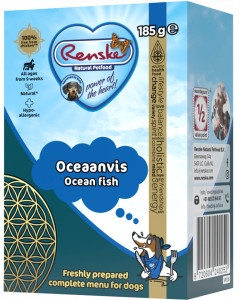 Renske oceaanvis vers bereid nat hondenvoer  12 x 375 g