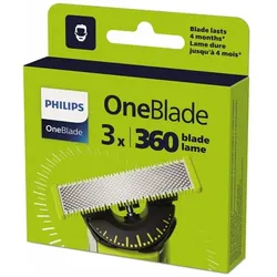 Philips QP430/50 OneBlade 360 3er Pack Ersatzklinge für OneBlade & OneBlade Pro-...