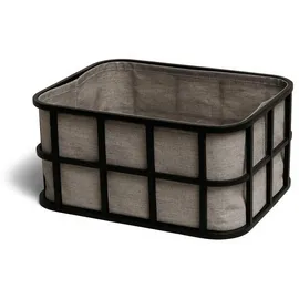 Möve Aufbewahrungsbox 41,5 x 32 x 20 cm 1-tlg. grau