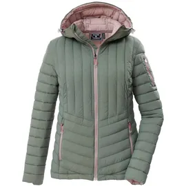 KILLTEC Damen Steppjacke, packbar KOS 75 WMN QLTD JCKT, sage,