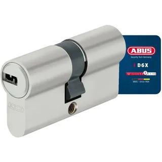 ABUS Profilzylinder D6XNP 40/50 mit 5 Schlüsseln und Code-Karte - Türschloss für Sicherheit an Haustür und Wohnungstür - Doppelzylinder mit Not- und Gefahrenfunktion