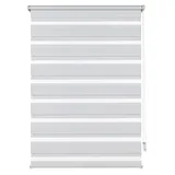GARDINIA Doppelrollo Easyfix 60 x 150 cm Weiß