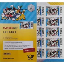 Deutsche Post Markenset 10 x 0,85€ 100 Jahre Disney, Selbstklebend