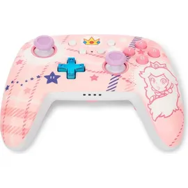 PowerA Enhanced Wireless Controller für Nintendo Switch, Princess Peach Plaid