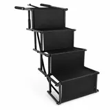 diceevil Hundetreppe fürs Auto, 4-stufig, klappbar, bis 80 kg