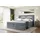 altdecor Boxspringbett NOEL GOLD KING - 160x200 - H3/H4 - Grau