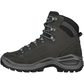 Lowa Renegade Evo GTX Mid Damen Slim Asphalt/Türkis 43,5