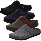 Rohde Herren Hausschuhe Pantoffeln Rodigo-H 6741, Größe:46 EU, Farbe:Grau - Grau - 46