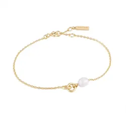 ANIA HAIE B043-01G Armband mit Perlen Anhänger