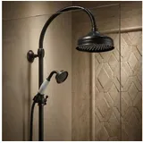 PaulGurkes Aufputzset Retro Regendusche Nostalgie schwarz 27271000