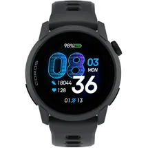 COROS Pace 4 GPS 43 mm Silikonarmband Schwarz 22 mm