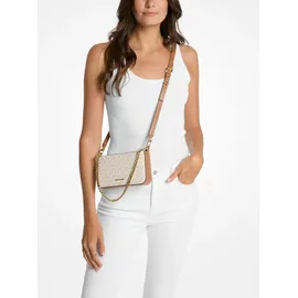 Michael Kors Bryant Small Schultertasche Kunstleder White