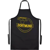 multifanshop Grillschürze - Dortmund - Meine Fankurve - Druck gelb - Schürze
