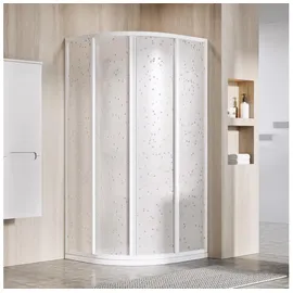 Ravak Supernova Viertelkreis-Duschkabine mit Schiebetür 80 x 195 cm 3114O10211