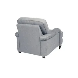 Soho Relaxsessel Birmingham Flachgewebe 89 x 85 x 100 cm Blau