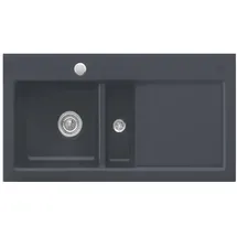 Villeroy & Boch Subway 60 links graphite + Excenterbetätigung + Lochbohrungen