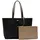 Lacoste Anna Reversible Two-Tone Tote Bag noir/crema