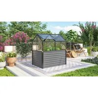 Vitavia Hochfrühbeet Gamma ESG Schwarz B 89 x T 127 x 135 cm