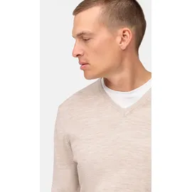Olymp V-Ausschnitt-Pullover beige M