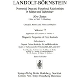 Springer Organic Cation Radicals, Bi- and Polyradicals / Organische Kation-Radikale, Bi- und Polyradikale: Index of Substances for II/1, II/9, and II/17 / ... II/1, II/9 und II/17 (Molecules and Radicals)