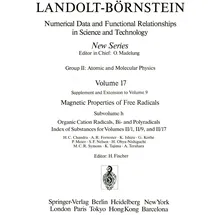 Springer Organic Cation Radicals, Bi- and Polyradicals / Organische Kation-Radikale, Bi- und Polyradikale: Index of Substances for II/1, II/9, and II/17 / ... II/1, II/9 und II/17 (Molecules and Radicals)