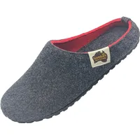 Gumbies Outback Slipper Hausschuhe, 45 - charcoal-red