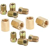 lede Bremsleitungs Fittings Set 12-teilig Messing 3/8 Zoll 24 Gewinde