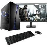 Gaming PC M11260H Ryzen 5 5600GT Radeon Graphics PC Schwarz