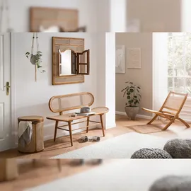 SIT Möbel RATTAN Spiegel Rattan/Teak natur