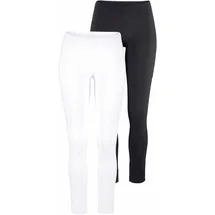 Boyens Buchverlag Leggings Figurbetont Schwarz/Weiß 38