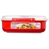 Sistema® Mikrowellendose rot 1,25 l, 1 St.