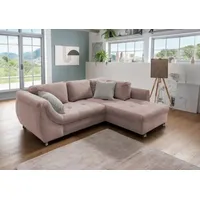 Myhomelando Ecksofa Argo, mit Schlaffunktion rosa