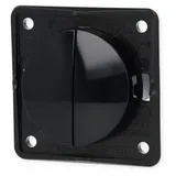 Berker Integro Flow/Pure Serienschalter schwarz glänzend