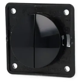 Berker Integro Flow/Pure Serienschalter schwarz glänzend
