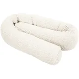roba Bettschlange Weiß, Textil, Füllung: Polyester, 170x12 cm, Gots, Schlafen, Babybett-Ausstattung, Babynestchen, Bettschlange
