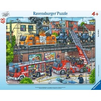 Ravensburger Puzzle Feuerwehreinsatz an den Bahngleisen (05093)