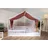 tiSsi tiSsi® Baldachin Musselin für Hausbetten 120-140x200 cm Mokka, | Gr.: onesize