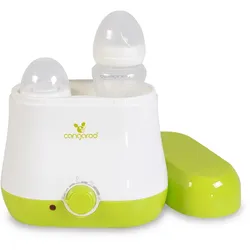 Cangaroo Flaschenwärmer BabyDuo, für 2 Flaschen, Sterilisation von Kleinteilen grün