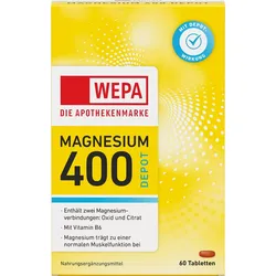 WEPA MAGNESIUM 400 DEPOT Tabletten 60 St Tabletten