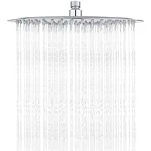 IBERGRIF Edelstahl Regendusche 30 cm Runde Kopfbrause (M20299)