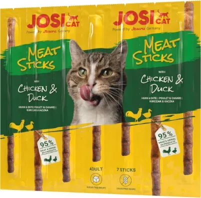 JOSERA JosiCat Fleischstäbchen Huhn & Ente 35g (Mit Rabatt-Code JOSERA-5 erhalten Sie 5% Rabatt!)