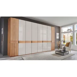 Wiemann Drehtürenschrank Cardiff 393,1 x 216 x 58 cm Braun/Weiß