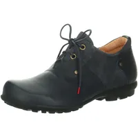 THINK! Herren Kong nachhaltige Leder gefütterte Schnürhalbschuhe, 8040 Navy/Kombi, 42 EU - 42 EU
