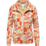 Ragwear Ronette Print Sweatjacke Herren Braun/Weiß XXL